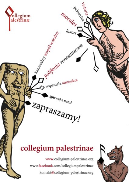 <p>Plakat dla Collegium Palestrinae</p> 